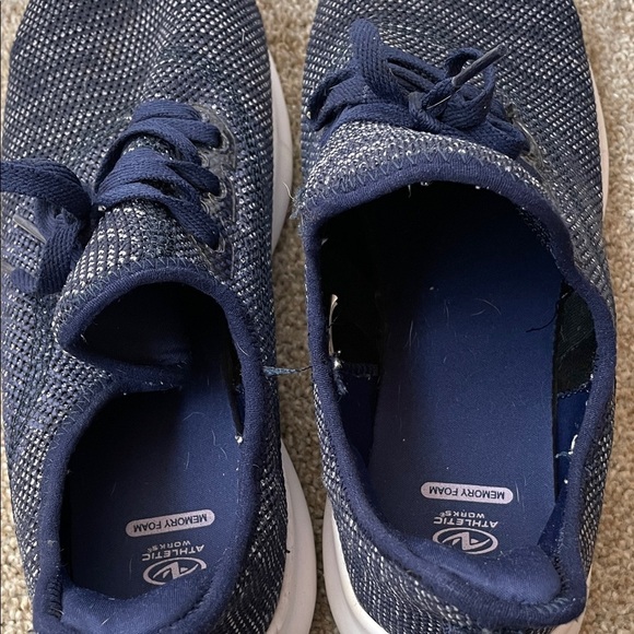 Athletic Works Dark Blue Knit Sneakers - Picture 7 of 11